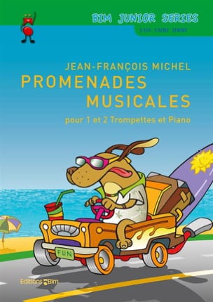 Promenades musicales Jean-François Michel Partition Trompette
