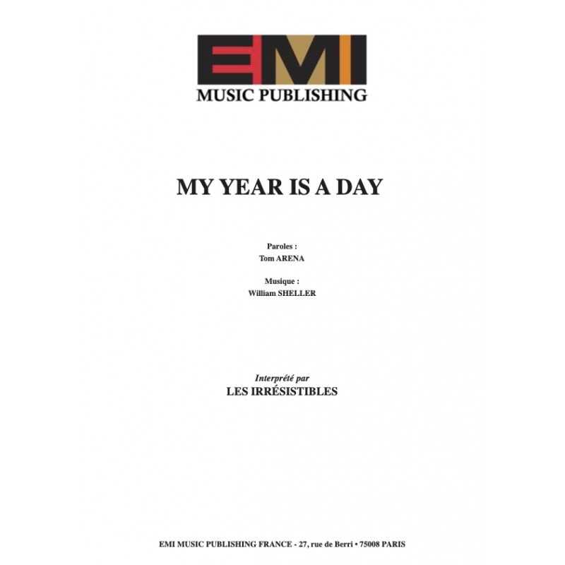 My Year Is a Day William Sheller Partition Chanson française