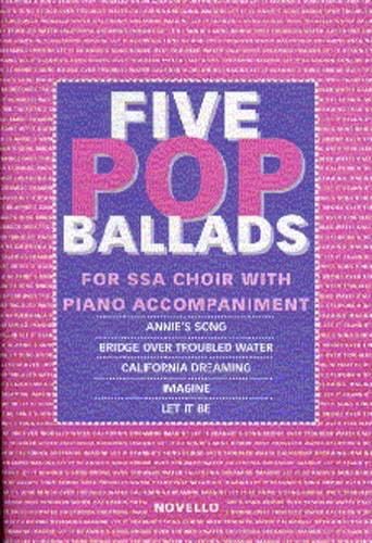 Five Pop Ballads. Choeur + Piano Partition Jazz