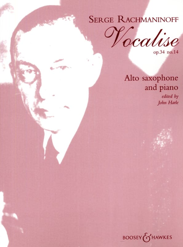 Vocalise Opus 34 N° 14 RACHMANINOV Partition Saxophone