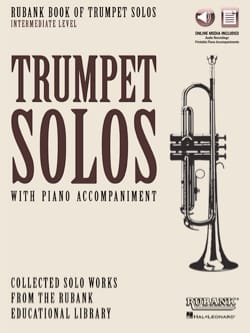 Rubank Book of Trumpet Solos - Intermediate Level Partition Trompette
