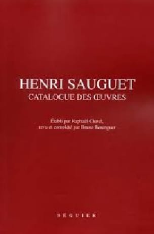 Henri Sauguet, catalogue des oeuvres Raphaël CLUZEL Livre Les Hommes
