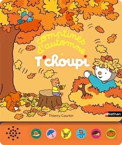 T'choupi : comptines d'automne - Courtin Thierry - Livre
