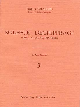 Solfège déchiffrage pour les jeunes pianistes. Volume 3