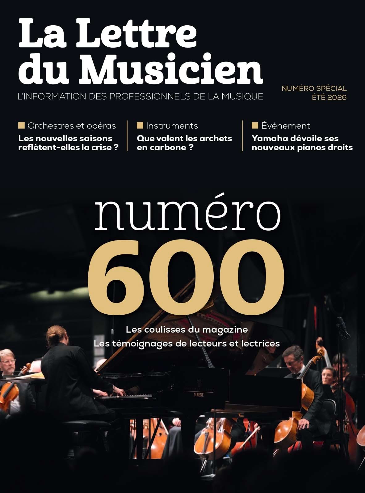 La Lettre du musicien n° 600 numéro spécial été 2026 - Revue - Livre