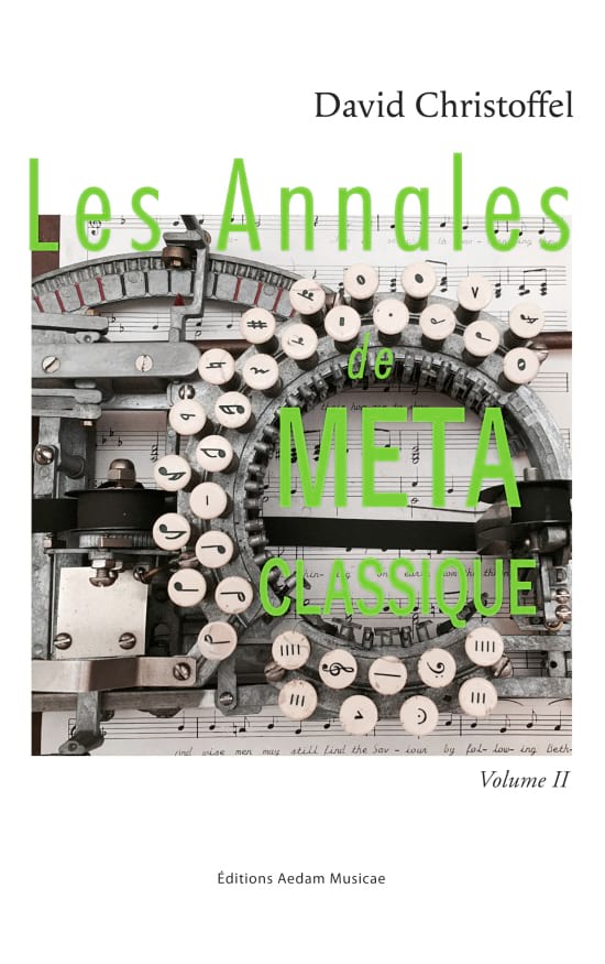 Les annales de Métaclassique vol. 2 - David CHRISTOFFEL - Livre