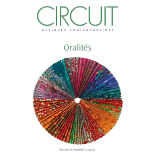 Revue - Circuit. vol. 35 no. 3, 2025 Oralités - Livre - di-arezzo.ch