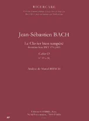 Le Clavier bien tempéré 2e livre, cahier D n°19 à 24