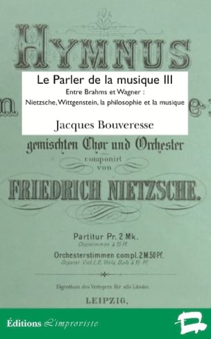 Le parler de la musique vol. 3 Jacques BOUVERESSE Livre Les Sciences