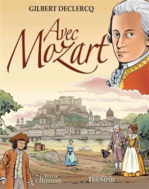 Declercq Gilbert - Avec Mozart, bande dessinée - Livre - di-arezzo.fr