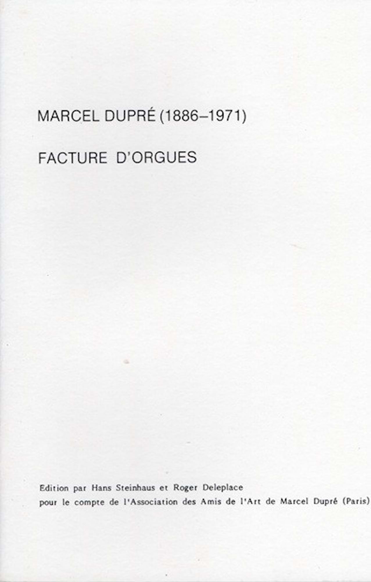 Facture d'orgues - DUPRÉ - Livre - Les Instruments