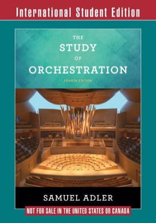 Samuel ADLER - The study of orchestration : International student edition - Livre - di-arezzo.ch