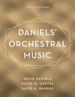 Daniel's Orchestral Music David DANIELS Livre