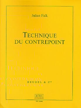 Technique du contrepoint Julien FALK Livre Contrepoint