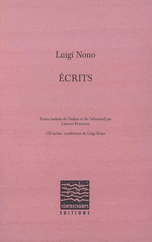 Écrits Luigi NONO Livre Les Hommes