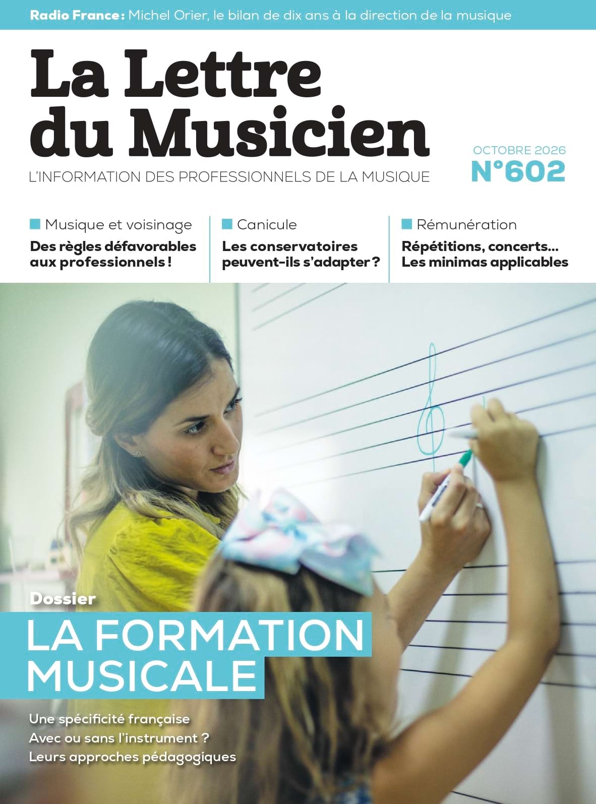 La Lettre du musicien n°602, Dossier la Formation Musicale - Revue