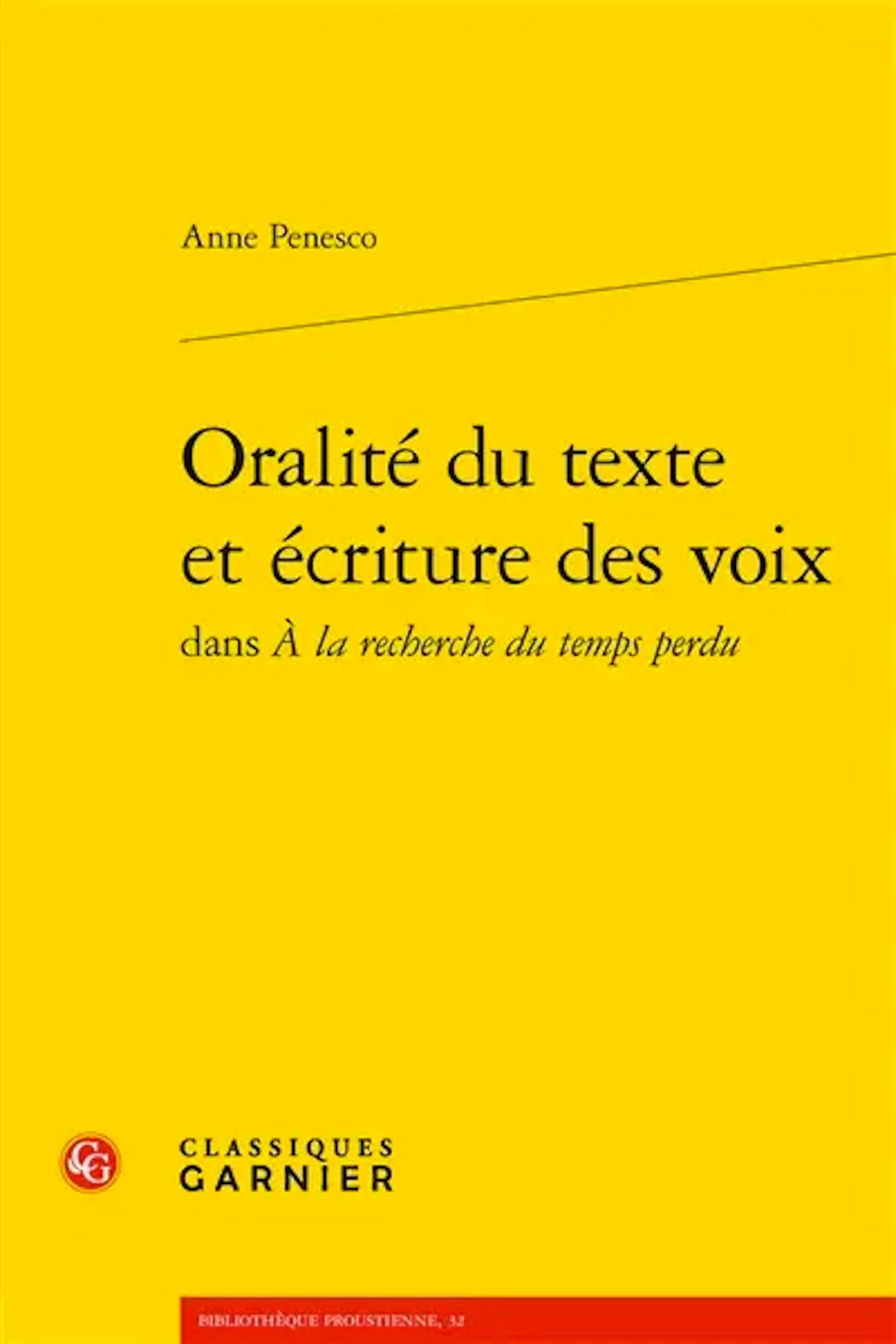 OralitĂ© du texte et Ă©criture des voix dans A la recherche du temps perdu