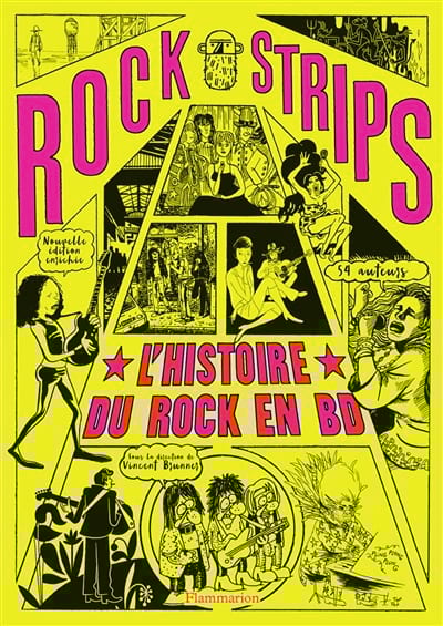 Rock strips : l'histoire du rock en BD - Brunner Vincent - Livre