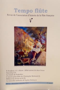 Tempo Flûte n°12 (Deuxième semestre 2015) Revue Livre Les Instruments
