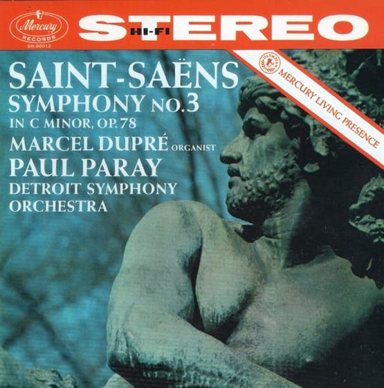 Disque compact Mercury Living Presence recording de Marcel Dupré : Saint-Saëns