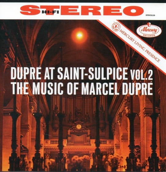 Disque compact Mercury Living Presence recording de Marcel Dupré : Dupré