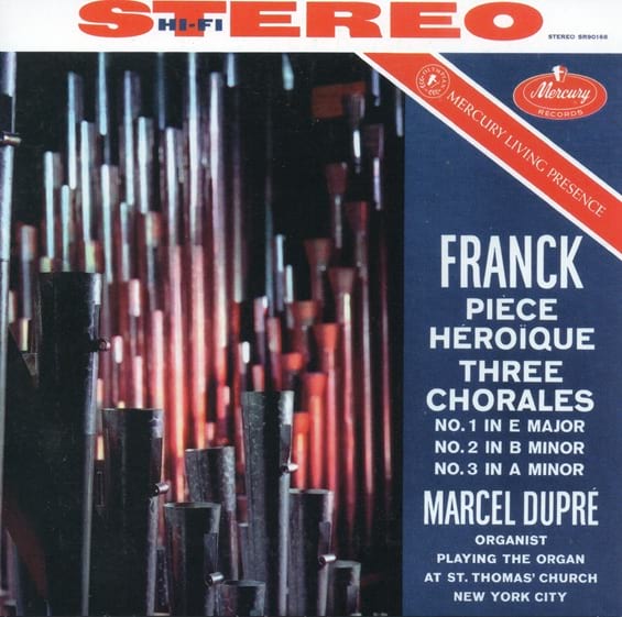Disque compact Mercury Living Presence recording de Marcel Dupré : Widor