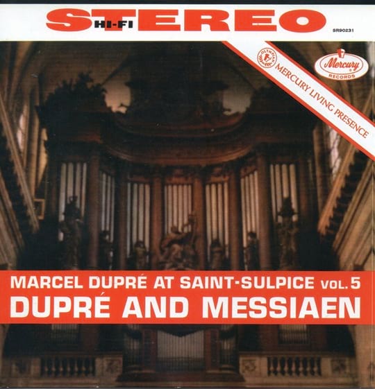 Disque compact Mercury Living Presence de Marcel Dupré : Dupré / Messiaen