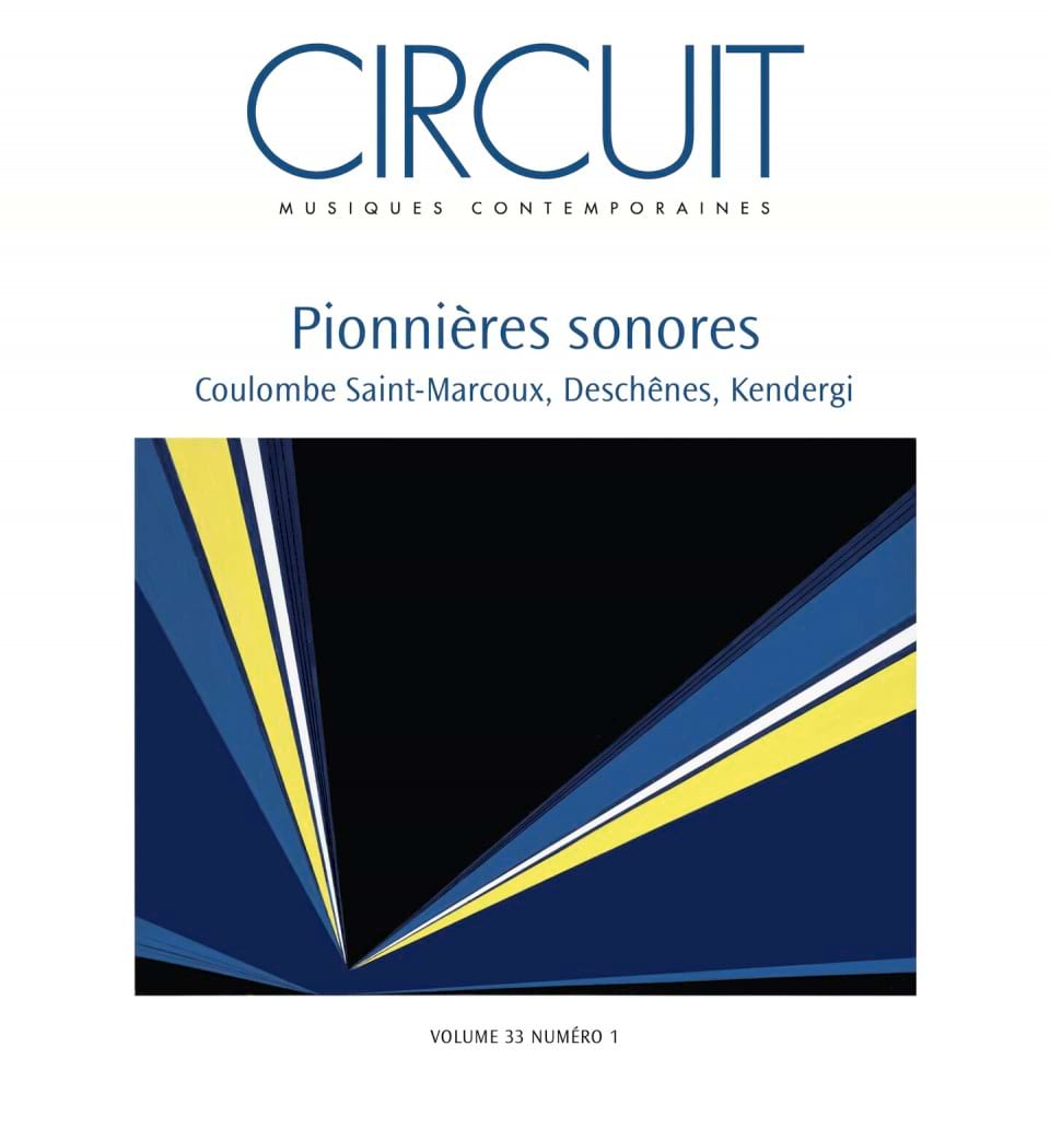 Circuit vol. 33 n°1 : Pionnières sonores Revue Livre Les Epoques