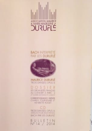 Association Maurice & Marie-Madelaine Duruflé : bulletin n°14
