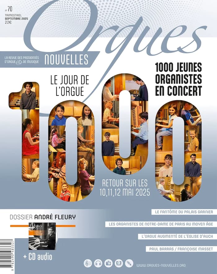 Orgues Nouvelles n°70 Octobre 2025 Revue Livre Les Instruments