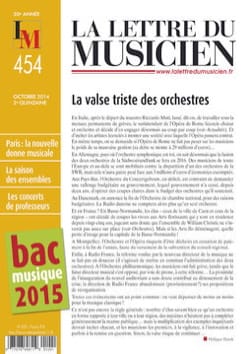 Revue - La lettre du musicien : bac musique 2015 - Livre - di-arezzo.fr