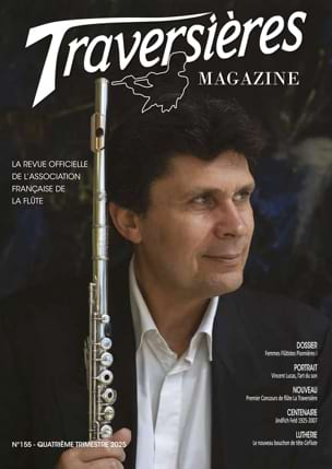revue officielle de l'Association française de Flûte La - Traversières Magazine N°155 - 4ème trimestre 2025 - Livre - di-arezzo.ch