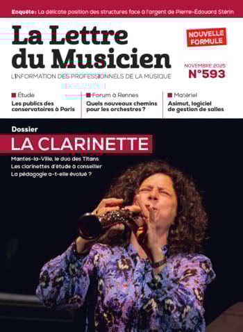 La Lettre du Musicien n°593, novembre 2025, La clarinette