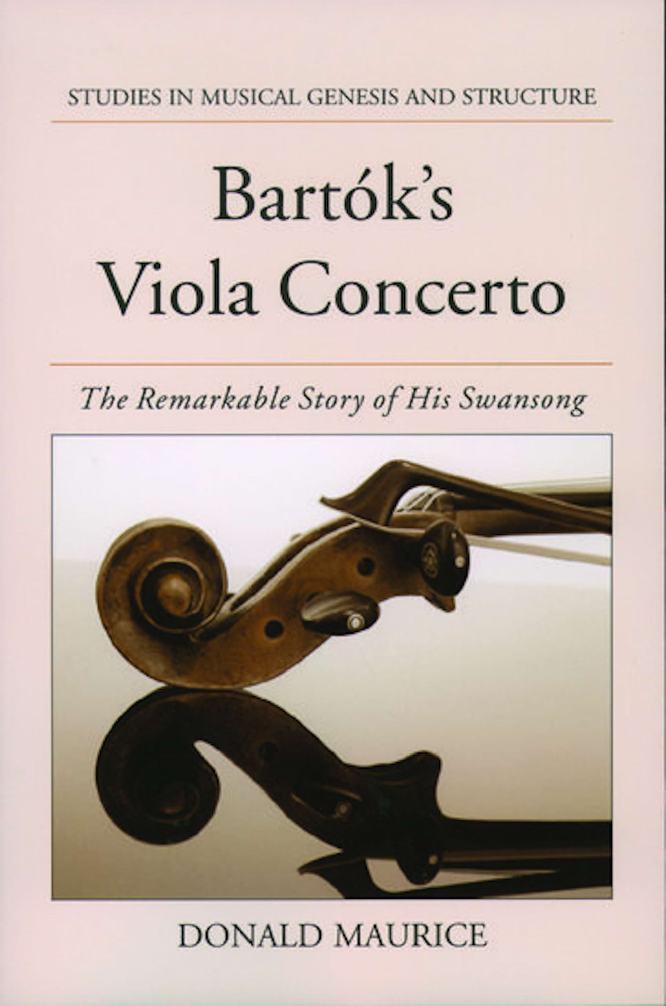 Bartok's Viola Concerto Donald MAURICE Livre Les Hommes