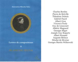 Lettres de compositeurs à Blanche Selva - Blanche Selva Association
