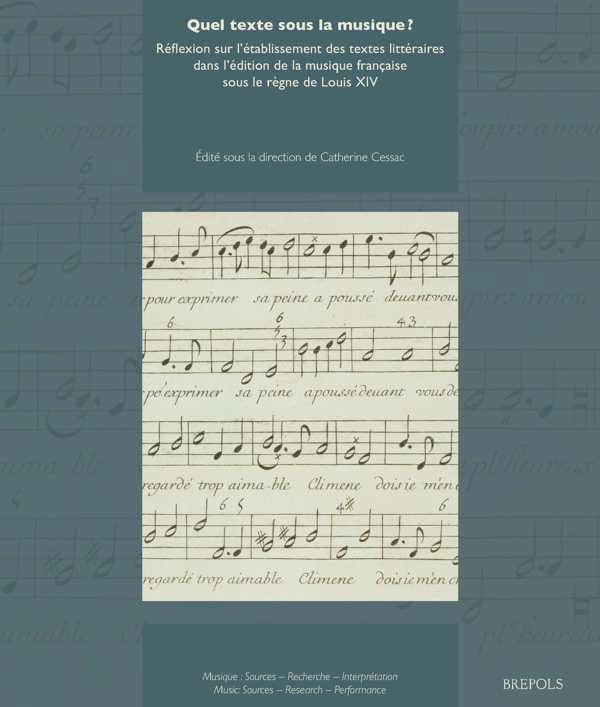 Quel texte sous la musique ?