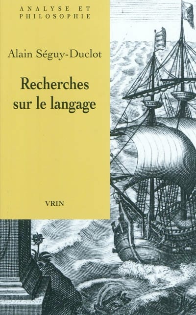 Recherches sur le langage SEGUY-DUCLOT Alain Partition