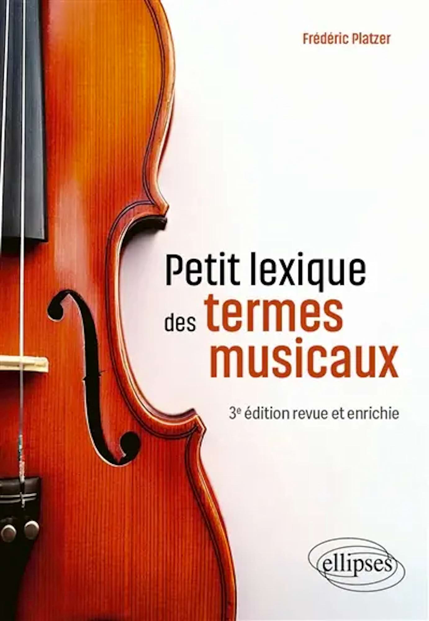 Petit lexique des termes musicaux Platzer Frédéric Livre Dictionnaires