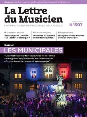 Revue - La Lettre du Musicien n°597, mars 2026, Les Municipales - Livre - di-arezzo.fr