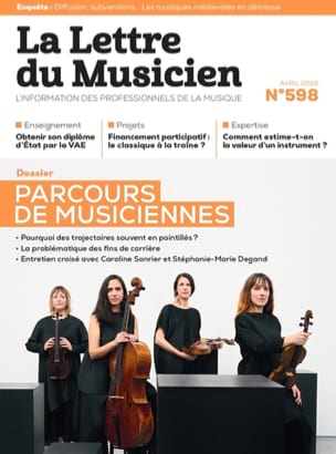 La Lettre du Musicien n°598, Avril 2026, Parcours de musiciennes