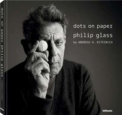 Dots on paper Philip Glass by Andreas H. Bitesnich
