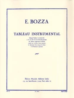 Eugène BOZZA - Tableau instrumental - Livre - di-arezzo.fr