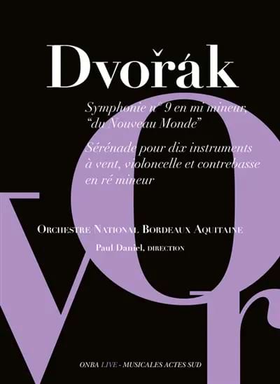 Dvorak : symphonie n°9 en mi mineur 