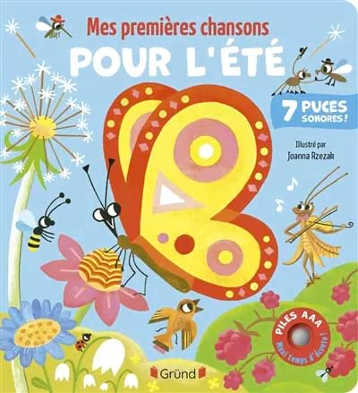 Mes premières chansons pour l'été - Rzezak Joanna - Livre
