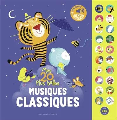 Mes 20 plus belles musiques classiques - Piu Amandine - Livre