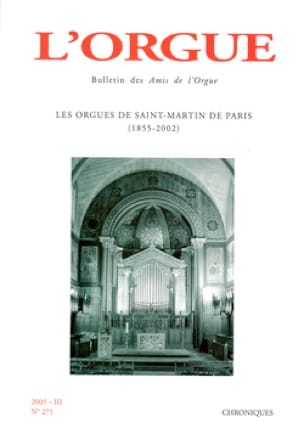 L'Orgue, n° 271 (2005/III) Revue Livre Revues