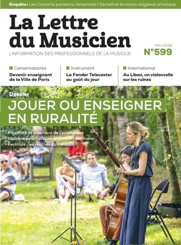 La lettre du musicien n°599, mai 2026 Revue Livre Pédagogie