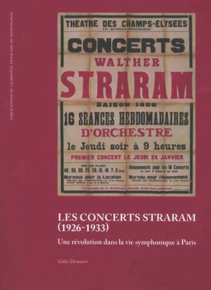 Les concerts Straram (1926-1933) Gilles DEMONET Livre Les Hommes