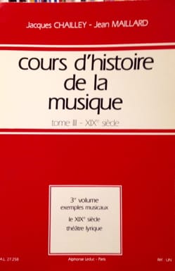 Cours d'histoire de la musique : Tome 3 vol. 3