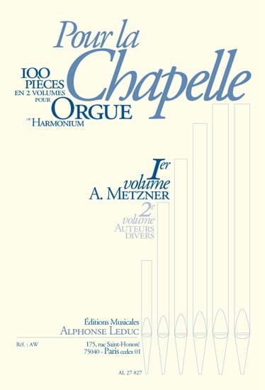 Pour la Chapelle Volume 1 Partition Orgue